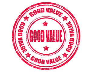 Naklejka premium Good value-stamp