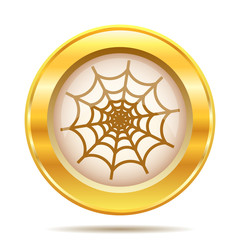 Golden shiny icon