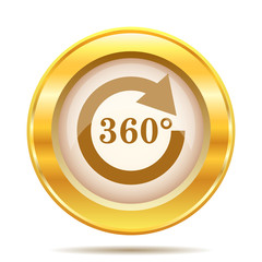Golden shiny icon