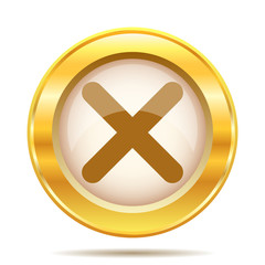 Obraz premium Golden shiny icon