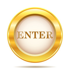 Golden shiny icon