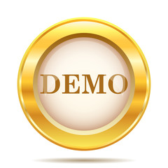 Golden shiny icon