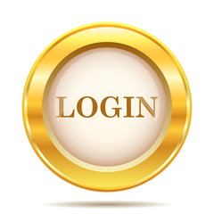 Golden shiny icon