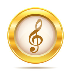 Obraz premium Golden shiny icon