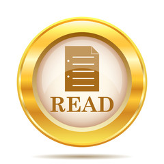 Golden shiny icon