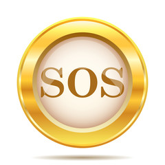 Golden shiny icon
