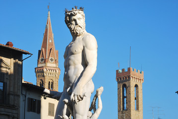Statue of Neptune - Florence - Italy - 211