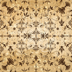 Seamless vintage floral background