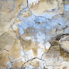 Naklejka premium old cracked plaster vector texture