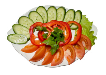 Assorted vegetables