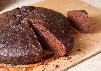 Cake of the cocoa
