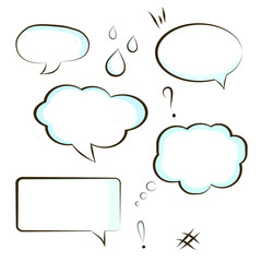 comic book speech bubble symbol