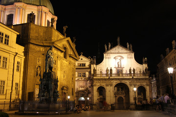 Naklejka premium Church of the Holy Savior - Prague