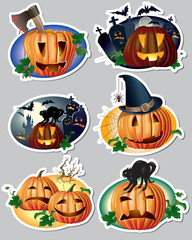 Halloween stickers