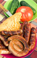 Grilled sausage