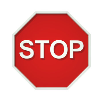 3D Stop Sign