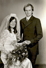 wedding day - circa 1970