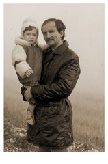 family - father and son - circa 1970 - 54789121