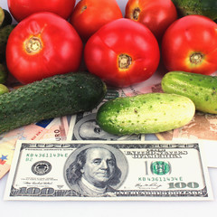 vegetables as a symbol of healthy eating and good business