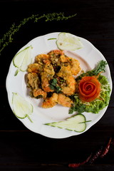 Fried shrimp