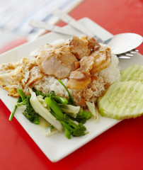 Rice and pork