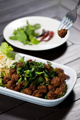 Spicy fried pork