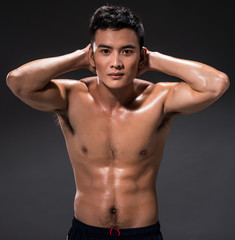 Fototapeta premium Sporty man