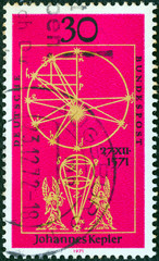 Johannes Kepler astronomical calculus (Germany 1971)