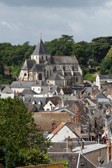 Beautiful medieval village Amboise, Loire Valley, France
