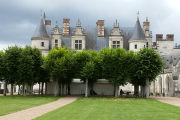 Amboise castle .Valley of the river Loire. France