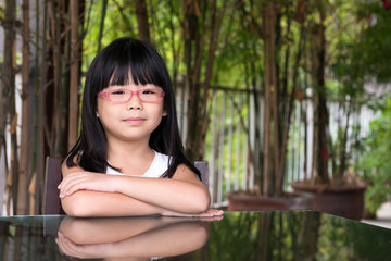 Little Asian girl