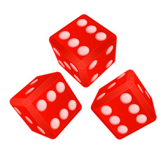 three dimensional dices with high score vector