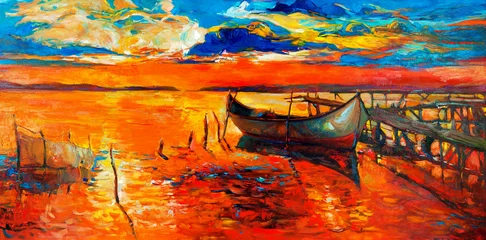 Boote und Pier © Boyan Dimitrov