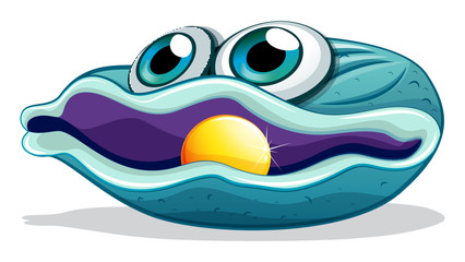 A shell with a diamond