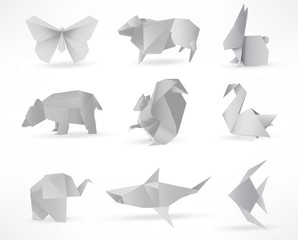 Animaux en origami
