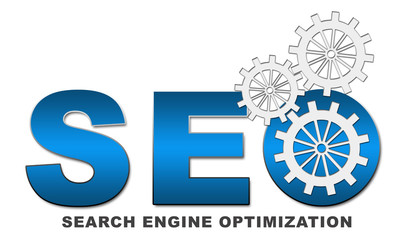 SEO Text with Gears