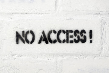 no access