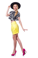 Girl preparing for summer vacation