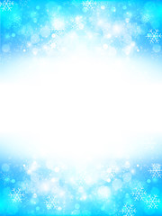 雪の結晶　クリスマス　背景