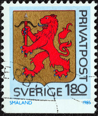 Smaland province coat of arms (Sweden 1985)
