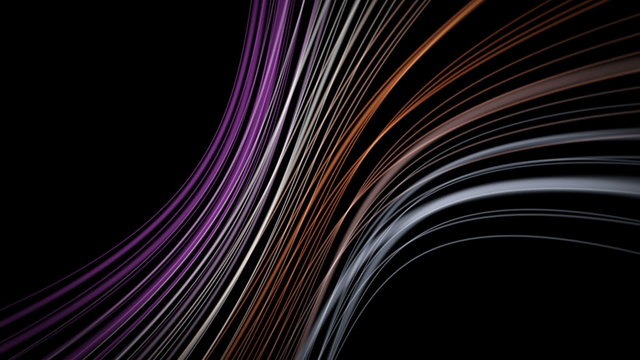 fantastic animation - stripe object in motion – loop HD