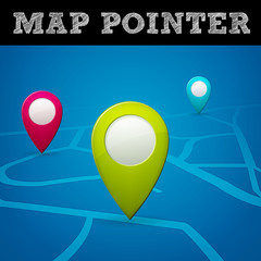 vector map pointer
