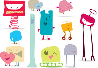 kawaii japanese manga style monster