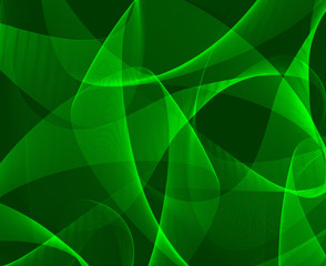 Abstract green 3d background