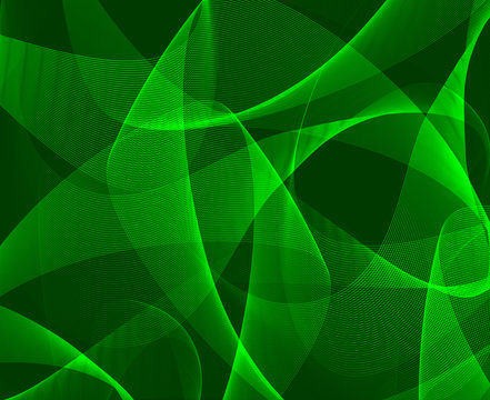 Abstract green 3d background