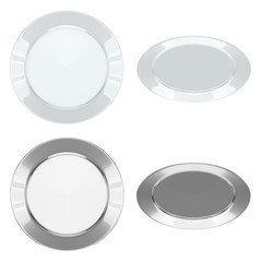 Plates - Set (Ceramic + Metallic)