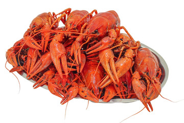 Boiled crawfish