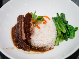 BBQ Roast Duck over Rice