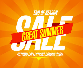 Great summer sale design template