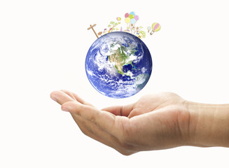 Imaginary world in your hand